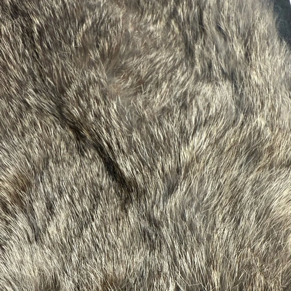 Rare Vintage Rabbit Fur Extra Long Mittens Gloves